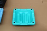 Height-Adjustable Step Aerobics Platform Fitness Equipment Stepper Trainer Exercise Step Platform with 4 Riser Green