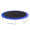 Trampoline Replacement Pad, 16FT Trampoline Spring Cover, No Holes for Poles, Water-Resistant Universal Round Trampoline Accessories Safety Pad